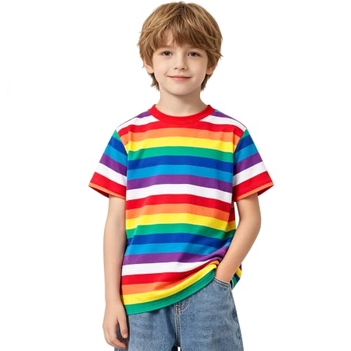 Image of Magic Park 6M-14Y Kid Striped T-Shirt Boys Cotton Tee Basic Top