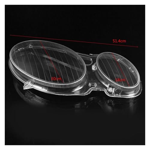 Couvercle de phare Benz Classe E W211 E240 E200 E350 coque transparente optique avant paire - 3
