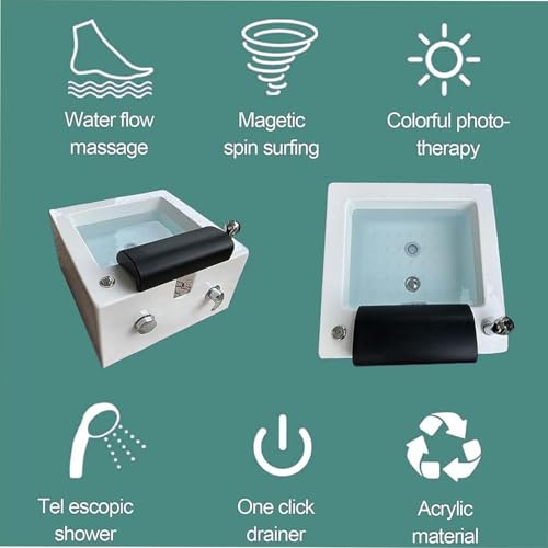 Spa de Pies Acrílico con Calor y Masaje miniatura 6