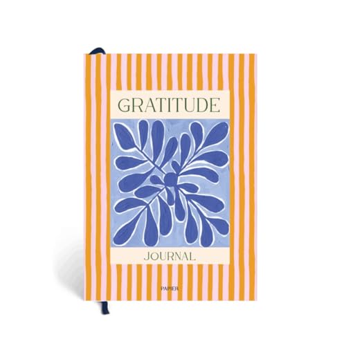 Papier Stay Grounded Gratitude Journal - Colourful Hardback | Daily Prompts Activities & Monthly CheckIns | Undated Diary | For Affirmation Reflection Mindfulness & Meditation | Self Care Gift