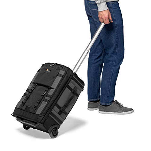 Lowepro LP37272-PWW Pro Trekker RLX 450 AW II Camera Convertible Backpack-Roller, Fits 15-inch Laptop/iPad, for Pro Mirrorless - DSLR, Gimbal, Drone, DJI Osmo Pro, DJI Mavic Pro, Grey
