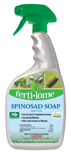 Fertilome (16076) Spinosad Soap Insecticide Ready to Use, 32 oz