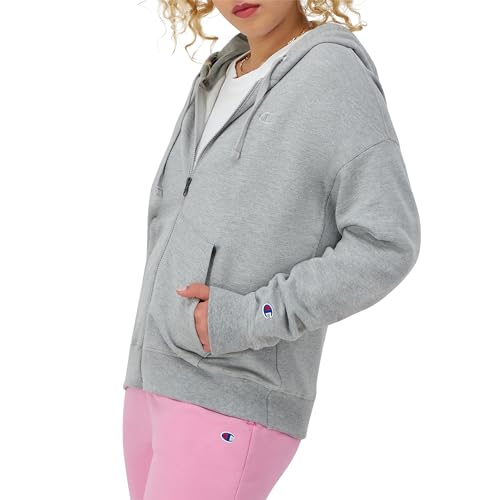 Champion Women's Full-Zip Hoodie, Powerblend, Fleece Sweatshirt, Hoodie Sweatshirt for Women - image 3