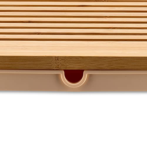 Alessi GAG02 Sbriciola Tagliere In Bambù Con Raccoglitore - 3