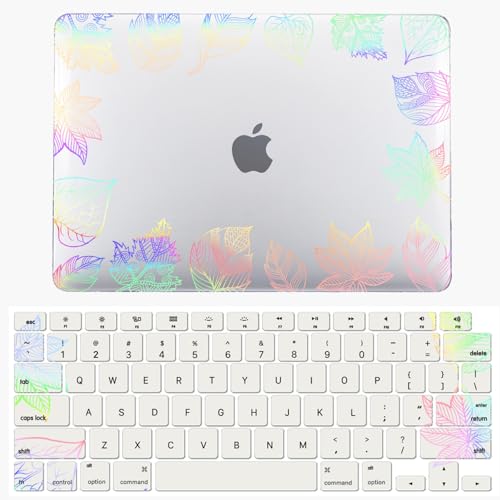 Funda MacBook Pro 13 para oficina y universidad carcasa dura A2338 A2289 transparente con brillo