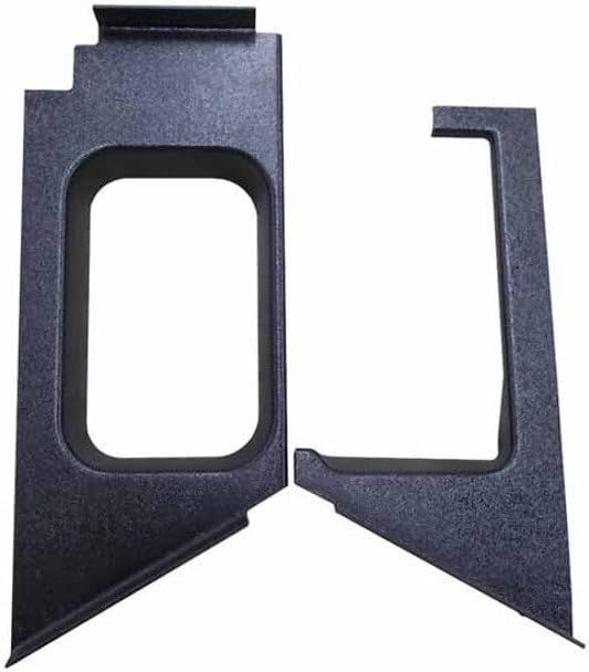 Replacement For PETERBILT 379 YEAR 2000 BLACK TEXTURED PLASTIC LOWER KICK PANELS by Technical Precision