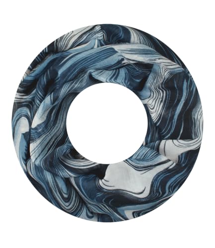 Majea Damen Loop Schal Schlauchschal Halstuch (880027) (blau 14)