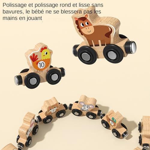 Circuit de chemin de fer numéroté Teksome pour la motricité fine
