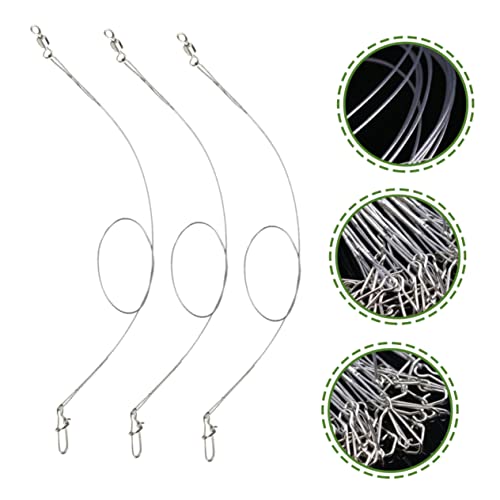 Totority 24 piezas giratorios para pesca alta resistencia miniatura 4