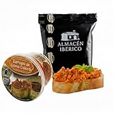 Zurrapa de Lomo Colorá | Manteca Ibérica de Cerdo con Hebras de Magro | Pack Aperitivo con Bolsita de Picos | Tarrina 500g Icarben