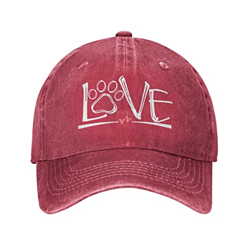 Gorra de béisbol vintage ajustable con diseño de pata miniatura 2