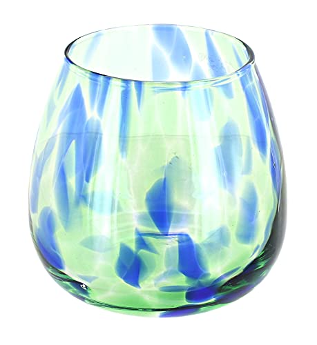 Polish Glass Hurricane Vase and Candle Holder
