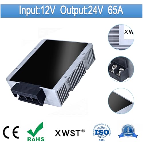 DC to DC Converter 12v to 24v Step up Boost Regulator 65A 1560W Power Supply Waterproof Module Transformer Adapter for Motor Car Truck Vehicle Boat Solar System (XW-12-24-65A)4
