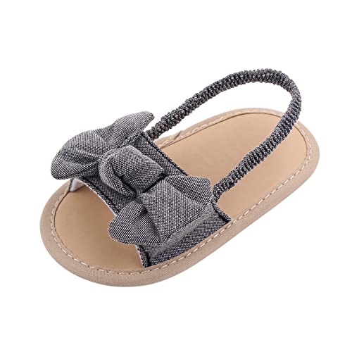 Walkers The Kids Prewalker Bowknot Girls Barefoot Floor First 018M Sandals Non-Slip Toddler Baby Heels Kids Size 3