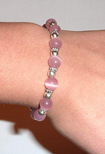 Hidden Hollow Beads Cancer Awareness Beaded Pink Breast Cancer or Multi Colored Bracelet, Strong, 7 3/4 Inches Long With Extender, Fits Most Wrists4