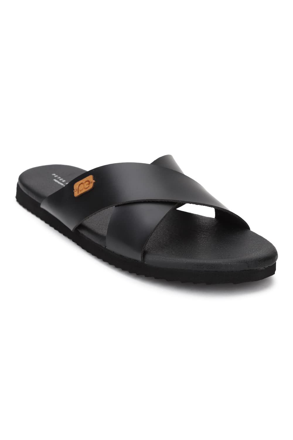 Peter England Black Flip Flops