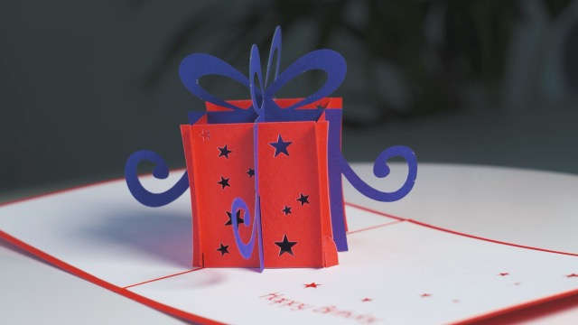Tarjeta De Cumpleaños Pop Up 3D - Sorpresa Emergente Para Niños, Hombres Y Mujeres Con Sobre
