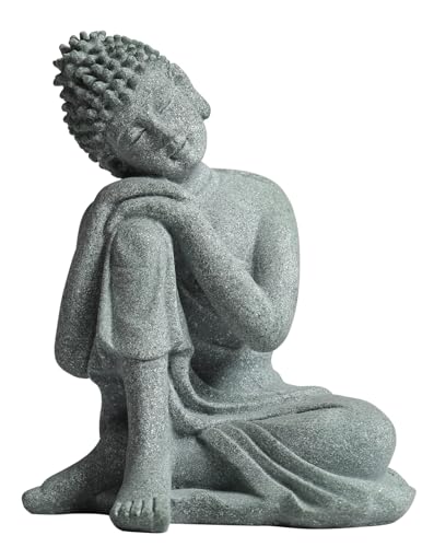 Little Buddha Statue for Home - Handmade Stone Meditation Sitting Buddha Figurine, Buddah, Buda, Budda, Baby Buddha Statue Indoor/Outdoor, Buddha Decor & Gifts, Buddhas, Buddha Sculpture