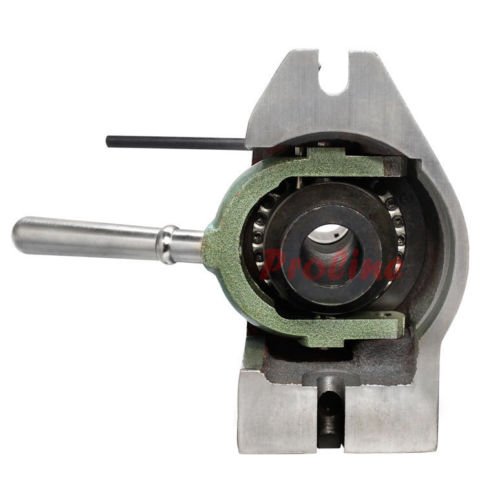 Vertical Horizontal 5C Collet Spin Index Fixture Milling .0004" Spindle Thread #TOP5