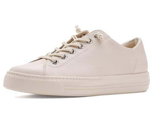 Paul Green, Womens, Hadley Sneakers, Ivory Leather, 7, Medium