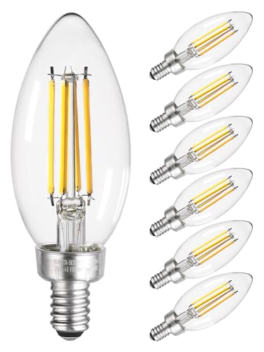 TORCHSTAR Dimmable E12 LED Candelabra Bulb 60W...