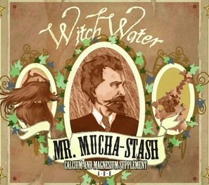 Mr.Mucha-Stash Calcium and Magnesium Supplement 1/2 gallon All Day Organics Witch Water