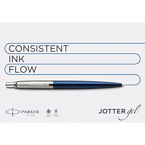 Bolígrafo Parker Gel Jotter acero y cromo punta 0.7 mm miniatura 5