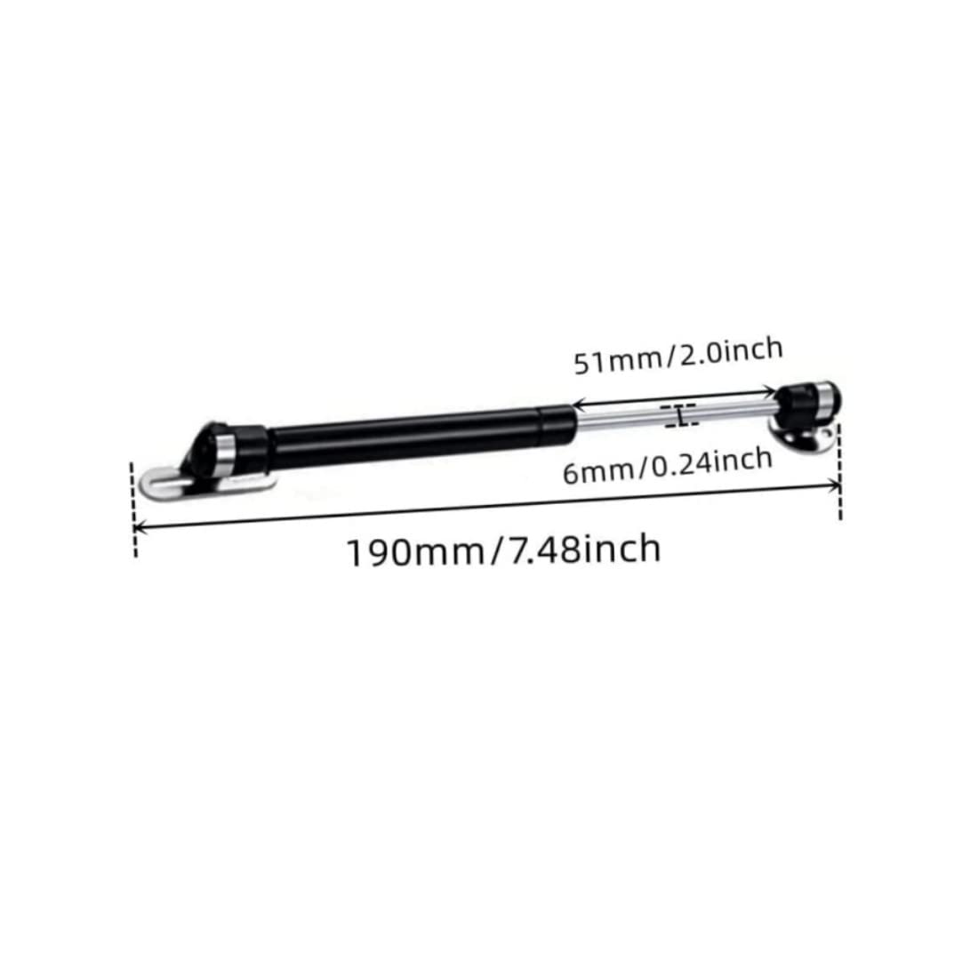 6 Inch Gas Struts - 4 Pack Cabinet Lift Supports -2