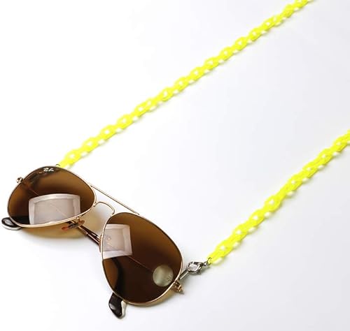 Miniatura 9 de labrillery Correas de cristal de ojo de cuero real Retenedores de gafas de ojos Cadenas acollador, soporte para gafas de sol
