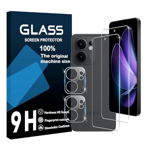 cronincards 対応 OPPO Reno13 A ガラスフイルム + レンズ保護フィルム(2+2枚入)【 国産旭硝子素材 強化ガラス 液晶 】 対応 OPPO Reno13A フイルム 対応 オッポリノ13a 保護フィルム 【 9H硬度、 指紋認証