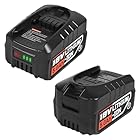 2 Stück 18V 5000mAh Hochkapazitäts-Ersatzakku für Bosch PBA/PSB/PSR - Kompatibel mit Bosch Haus- und Gartengeräten