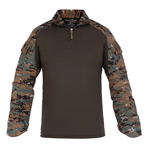 INDIAN SPORTS GEAR [ISG]) Garuda T Shirts Full Sleeves for Men Tactical Garuda