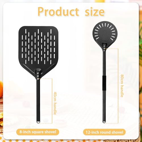 Pelle à pizza anti-brûlure avec manche long pour enfourner sans risque