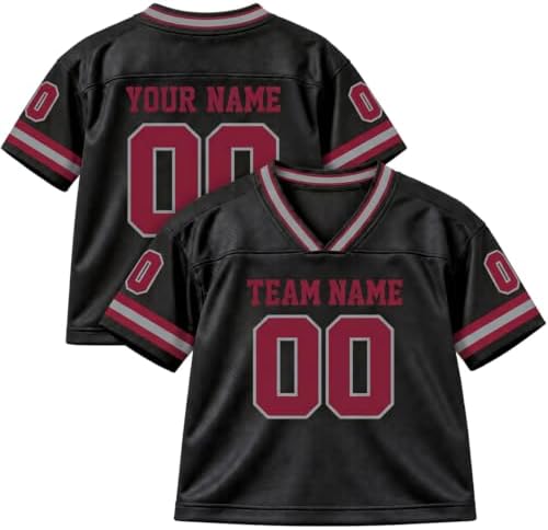 Amazon.com: Custom Football Jersey for Kids Youth Boys Girls ...