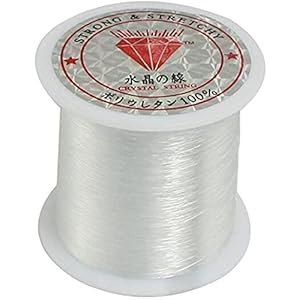 1 Rouleau Ligne de pêche Cristal Clair Ligne de pêche en Nylon Bobine Perles chaîne Bijoux Perles Fil pour Bricolage…