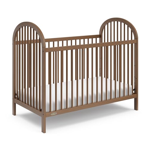 Graco Olivia Convertible Crib (Hazelnut) – GREENGUARD Gold Certified, 100% Solid Wood, Fits...