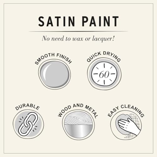 Annie Sloan Satin Paint (Original, 25 Fl Oz/750 mL). Soft sheen for interior wood and metal. Self-leveling, all-in-one paint with no wax or lacquer required. by Annie Sloan - Image 3
