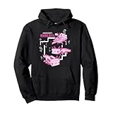 Minecraft Pink Axolotl Pond パーカー