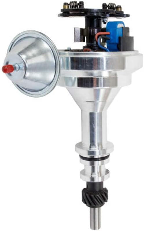 Top Street Performance JM7727BK Pro Series Ready-To-Run Distributor with Black Cap