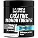 Bandini® Créatine Monohydrate en Poudre 100% Pure pour Augmenter la Performance et la Puissance Musculaire, Creatin non aromatisé, 88 Portions, 300 g, Micronised Creatine Powder, soluble et vegan