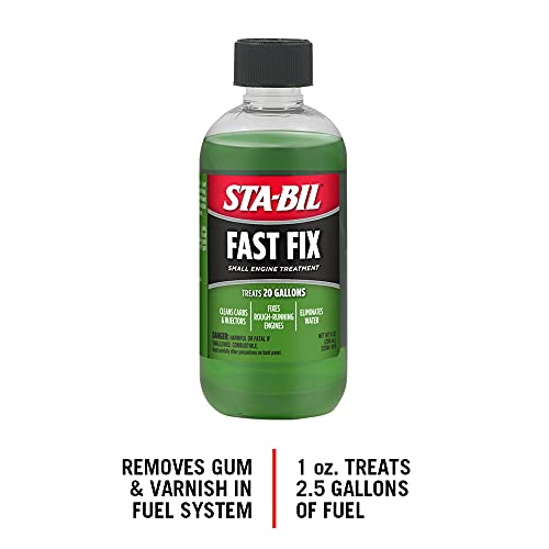 image for STA-BIL Fast Fix - Small Engine Treatment, Cleans Carburetors and Inje