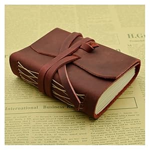 TAHALI Handgefertigtes Leder Notizbuch 8,5 x 11 cm