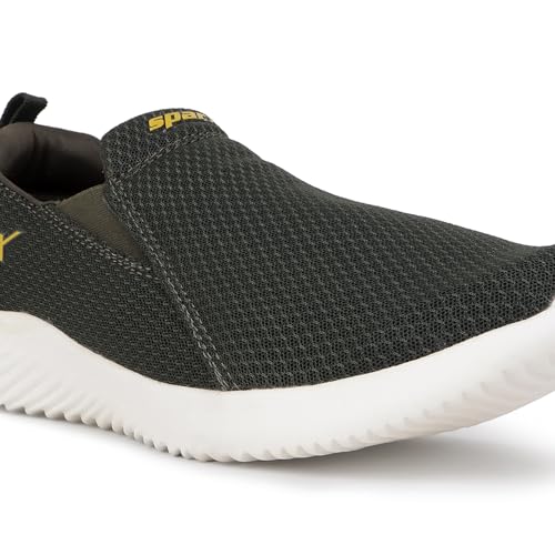Image of SPARX Sports Shoes SM-651 for Men - Premium Lace-Up Sports Shoes with Breathable Mesh, Superior Comfort & Active Performance Olive