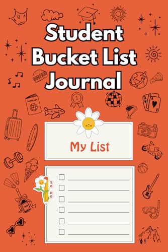 Student Bucket List Journal: A Clean College & University Memory
