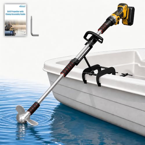 Hrokz Drill Propeller with Clamp Mount Kit Handle & Installation Guide