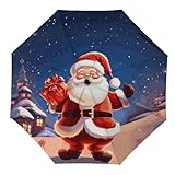 Porte-parapluie de qualité : ce parapluie pliable mesure 25,4 cm. Le parapluie dispose de 8 baleines renforcées en fibre de verre et d'un cadre solide, ce qui le rend résistant aux vents forts, aux fortes pluies et aux intempéries.