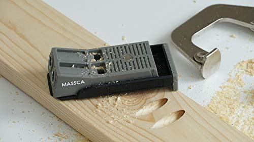 Massca Twin Pocket Hole Jig Set Box – Adjustable & Easy to Use Joinery Woodworking Tool w/Drill Bit, Hex Key, Screws, Square Driver & Stop Collar – For DIY Carpentry Projects - Thumbnail 4