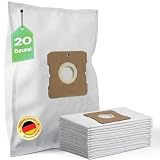 Erenbach | 20 Staubsaugerbeutel passend für Serie Grundig VCC 3850 A, VCC 3851 (Penny), VCC5850, Bodyguard, Swirl Y05, Y101, inkl. 2 Mikrofilter
