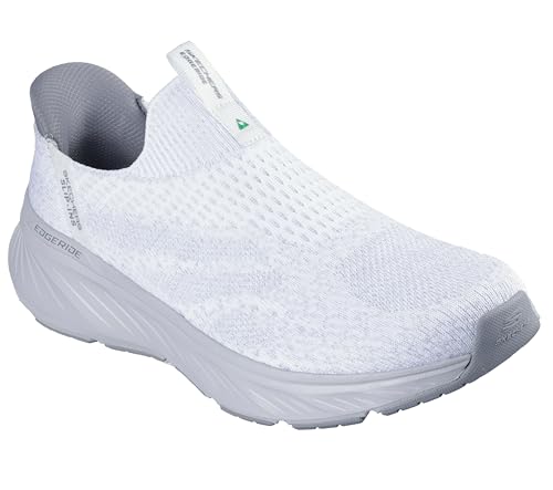 Skechers Skechers Men's Edgeride Commissioner Hands Free Slip-in Sneaker,White/Gray,8.5