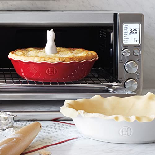 Image of Emile Henry Modern Classics 9 inch Deep Pie Dish for Pies & Quiches, Twilight
